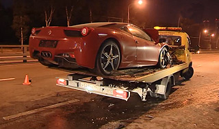 "Убийца на Ferrari" сбежал из больницы "Убийца на Ferrari" сбежал из больницы