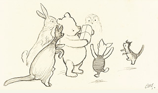 На Sotheby’s проданы рисунки к "Винни-Пуху" На Sotheby’s проданы рисунки к "Винни-Пуху"