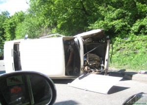 19-летний пьяный водитель «Жигулей» устроил аварию