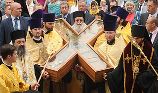 Андреевский Крест открыли для паломников Андреевский Крест открыли для паломников