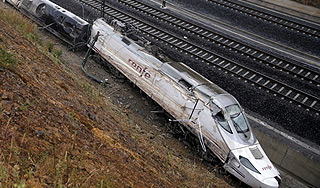 Крушение поезда в Испании сняли на видео Крушение поезда в Испании сняли на видео