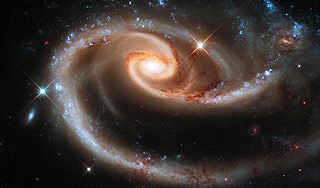 Телескоп Hubble обнаружил новую галактику Телескоп Hubble обнаружил новую галактику