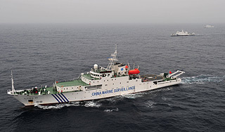 Китайские корабли вошли в воды Японии Китайские корабли вошли в воды Японии