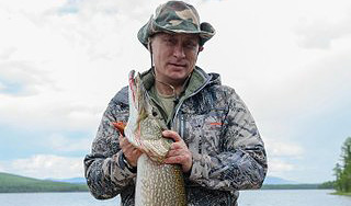 Путин поймал 21-килограммовую щуку Путин поймал 21-килограммовую щуку