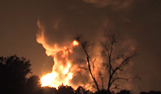 На химзаводе в США прогремели взрывы На химзаводе в США прогремели взрывы