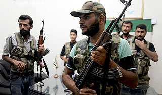 Боевики захватили склад с ракетами в Сирии Боевики захватили склад с ракетами в Сирии