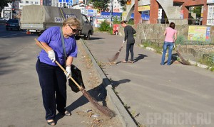 В Брянске прошёл масштабный субботник Фото: Правительство Брянской области