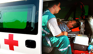 Грузовик протаранил "ГАЗель" под Москвой Грузовик протаранил "ГАЗель" под Москвой