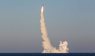 Пуск "Булавы" закончился неудачей Пуск "Булавы" закончился неудачей