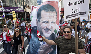 Удар по Сирии вызвал протесты в США Удар по Сирии вызвал протесты в США