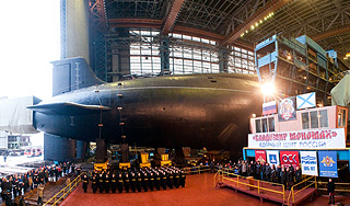 "Владимир Мономах" впервые вышел в море "Владимир Мономах" впервые вышел в море