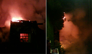 Под Новгородом сгорела психбольница Под Новгородом сгорела психбольница