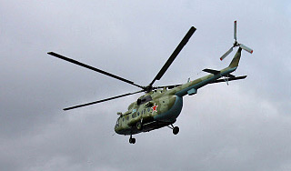 Ми-8 совершил посадку на кубанском пляже Ми-8 совершил посадку на кубанском пляже