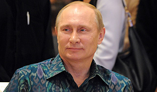 Путин: На день рождения умяли торт Путин: На день рождения умяли торт