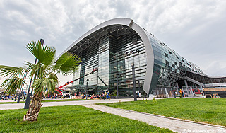 Путин открыл Олимпийский вокзал Путин открыл Олимпийский вокзал