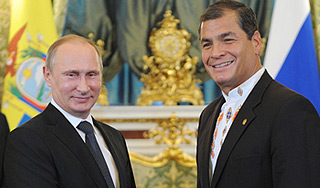 Лидер Эквадора хочет равняться на Путина Лидер Эквадора хочет равняться на Путина