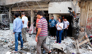 Боевики расстреляли школу в Дамаске Боевики расстреляли школу в Дамаске