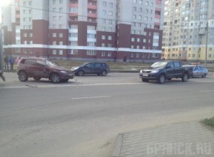 Наехал на впереди идущий автомобиль