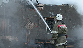 При пожаре в Оренбурге сгорели дети При пожаре в Оренбурге сгорели дети