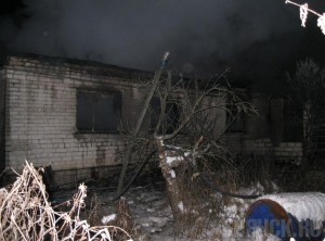 Пожар в городе Сельцо унес жизни двоих людей