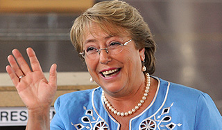 Главой Чили стала Мишель Бачелет Главой Чили стала Мишель Бачелет