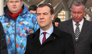 Дерипаска показал Медведеву Сочи Дерипаска показал Медведеву Сочи