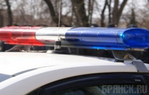 В Брянске после ДТП загорелся автомобиль