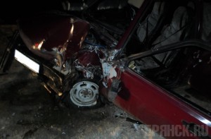 Под Брянском пьяный водитель влетел в грузовик Фото: Госавтоинспекция по Брянской области