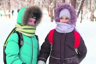 Брянским школьникам из-за морозов отменили занятия