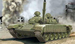 На военном полигоне взорвался танк Т-72 На военном полигоне взорвался танк Т-72