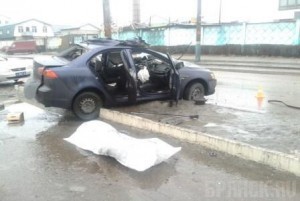 В Брянске водителя погубила лужа на дороге