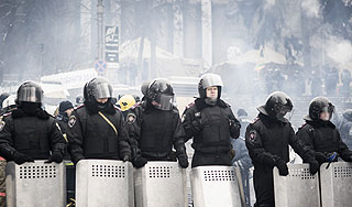 В Киеве открыли огонь по милиции В Киеве открыли огонь по милиции