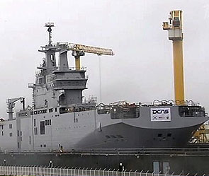 Первый "Мистраль" начал морские испытания Первый "Мистраль" начал морские испытания