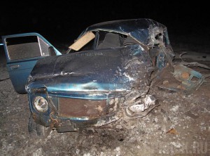 Ночные «покатушки» закончились смертью Фото с места ДТП