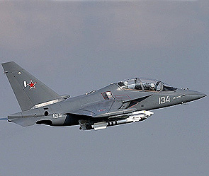 Военный Як-130 разбился под Астраханью Военный Як-130 разбился под Астраханью