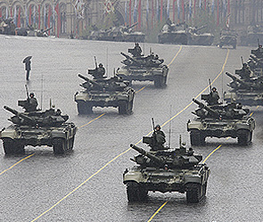 Танки перекроют движение в Москве Танки перекроют движение в Москве