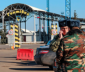 Границу Украины окопали рвами Границу Украины окопали рвами