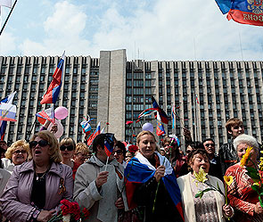 Донецкая республика просится в Россию Донецкая республика просится в Россию