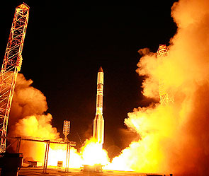 "Протон-М" сгорел над Тихим океаном "Протон-М" сгорел над Тихим океаном