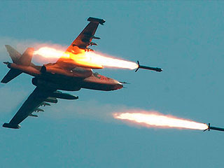 Под Славянском сбит штурмовик Су-25 Под Славянском сбит штурмовик Су-25