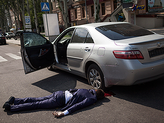 Убийцу помощника Пушилина ищут по видео Убийцу помощника Пушилина ищут по видео