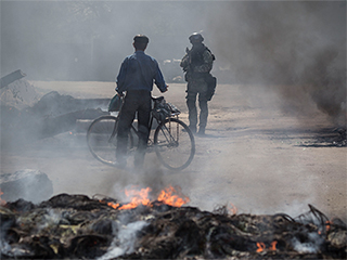 Славянск остался без связи Славянск остался без связи