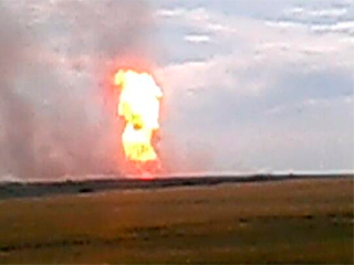 На Украине взорван транзитный газопровод На Украине взорван транзитный газопровод