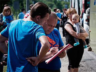 Гуманитарная катастрофа на Украине нарастает Гуманитарная катастрофа на Украине нарастает