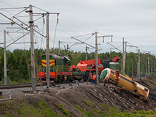 Взрыв российского поезда парализовал Украину Взрыв российского поезда парализовал Украину