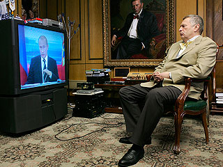 Путин поделился планами с Жириновским Путин поделился планами с Жириновским