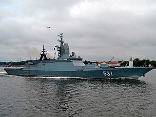 Русский корвет перехватили британцы Русский корвет перехватили британцы