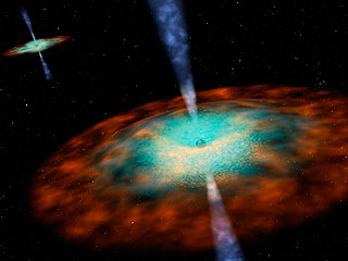 В новой галактике нашли тройную черную дыру В новой галактике нашли тройную черную дыру