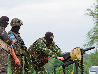 На границе с Россией идет бой На границе с Россией идет бой