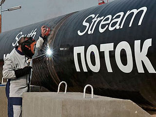 Путин: Будем продвигать "Южный поток" Путин: Будем продвигать "Южный поток"